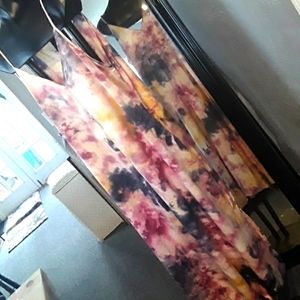 linea donatella slip dress polyester medium